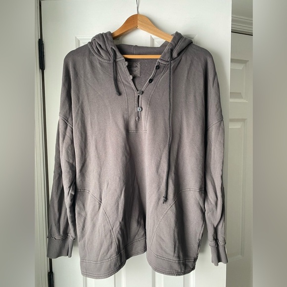 Aerie Long Hooded Sweatshirt Size M - Picture 1 of 5